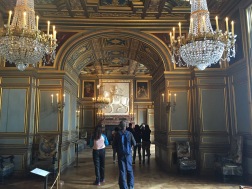inside the chateau Fountainbleu