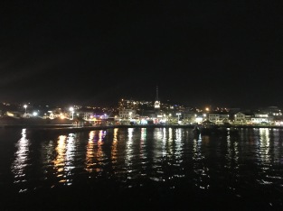 Fort-de-France bay by night