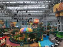 an amusement park in a mall. so extra.